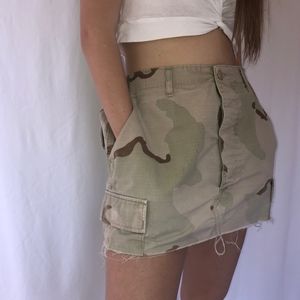 Camo skirt - xs